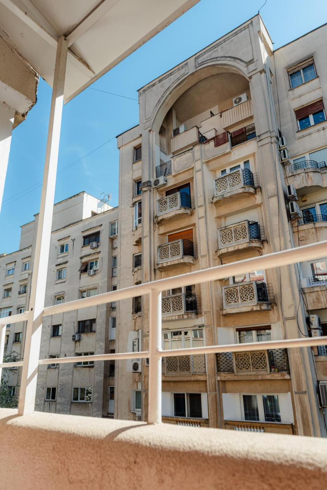 בוקרשט Heart Of Downtown 3 Rooms Apartment Self Check In מראה חיצוני תמונה